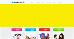 Desktop Screenshot of abrakadoodle.com